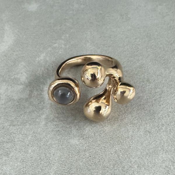 MONICA CASTIGLIONI AP-PISTILLI-120 Bronze, Graymoonstone