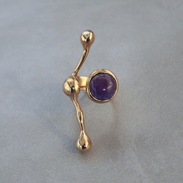 MONICA CASTIGLIONI AP-PISTILLI-26 / Bronze, Amethyst