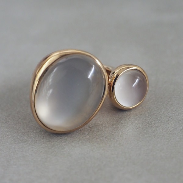MONICA CASTIGLIONI AP-CABO BIG-27  / Bronze, Moonstone